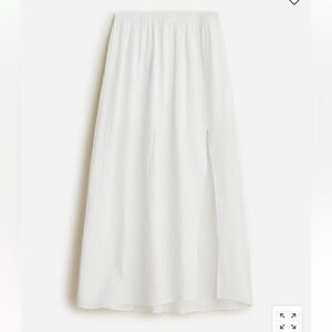 J. Crew Side-slit soft gauze maxi skirt